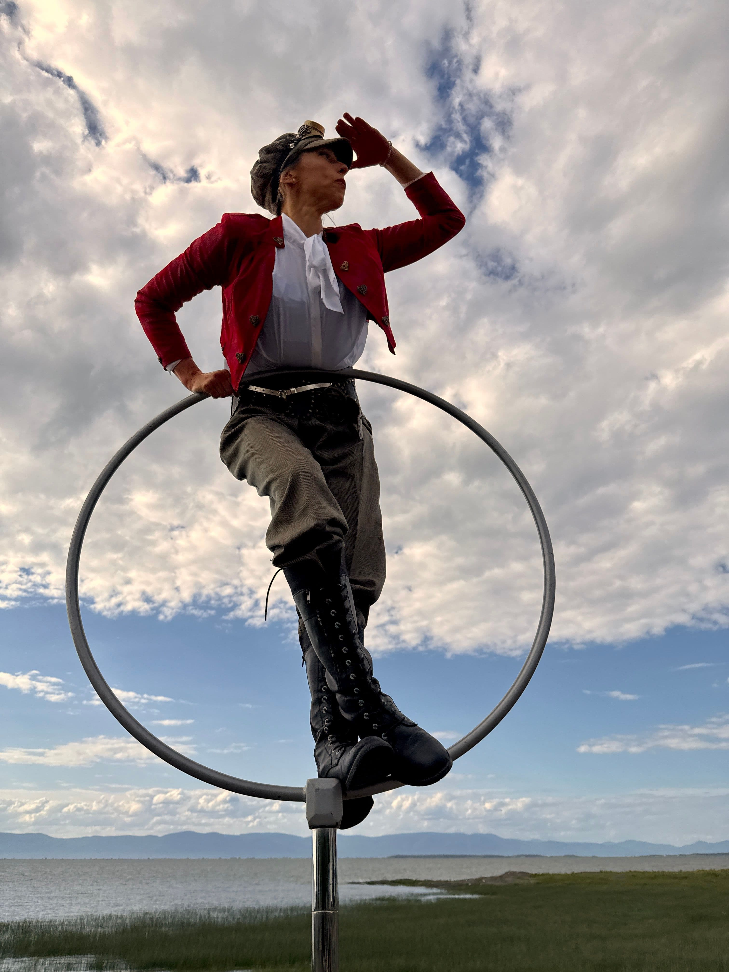La voyageuse - Cerceau acrobatique